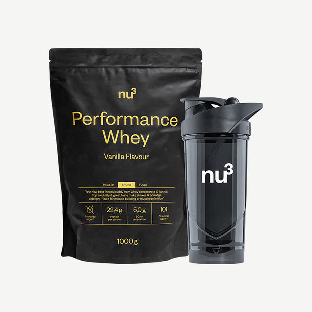 nu3 Whey Performance + Shaker