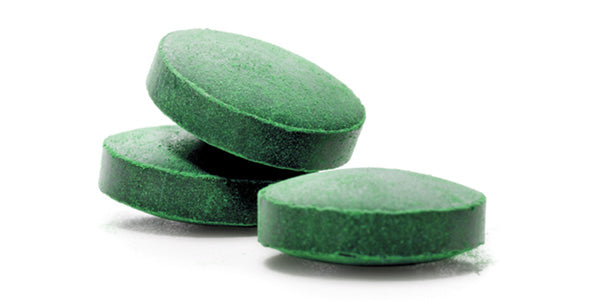 Comprimés verts de chlorella