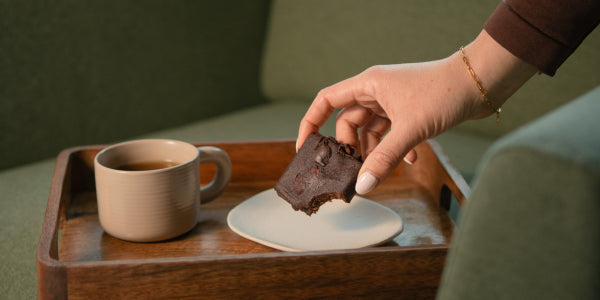 nu3 Fit Vegan Protein Brownie à déguster avec le café