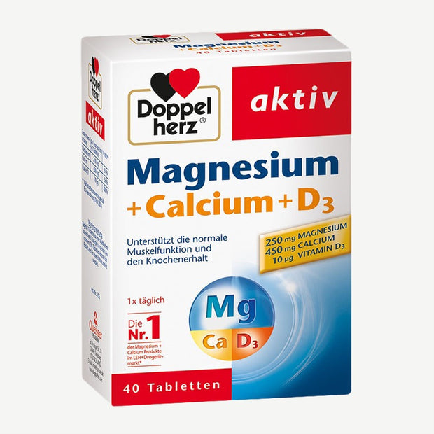 Doppelherz Magnésium + Calcium + Vitamine D3